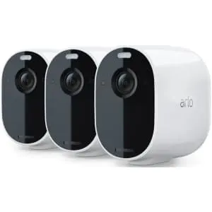 Arlo Essential Spotlight Wireless Security Camera 3-Pack