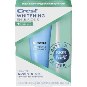 Crest Whitening Emulsions 1-Minute Apply-and-Go Kit 0.88-oz.