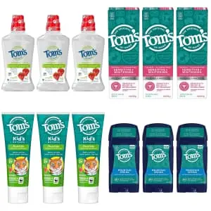 Tom's of Maine Toothpaste, Deodorant, & Mouthwash at Amazon