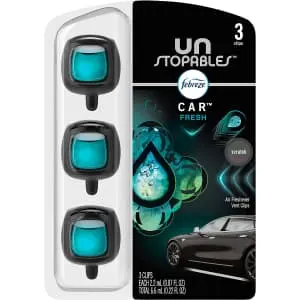 Febreze Unstopables Car Vent Clip Freshener 3-Pack
