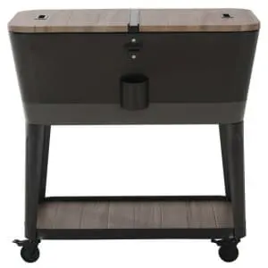 Sunjoy 80-Qt. Rolling Cooler Cart