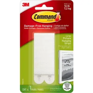 Command Large Picture Hanging Strips 4-Pack