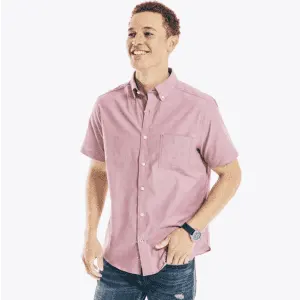 Nautica Men's Short-Sleeve Oxford Shirt