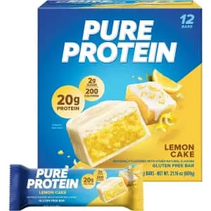 Pure Protein Lemon Cake Protein Bar 12-Pack