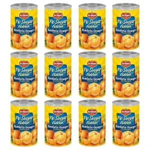 Del Monte No Sugar Added Canned Mandarin Oranges 15-oz. Can 12-Pack