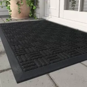 MontVoo 17x30" Non-Slip Rubber Door Mat