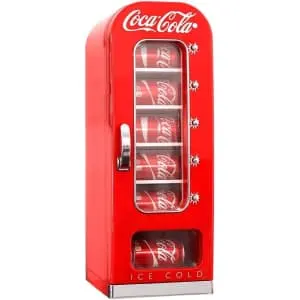 Coca-Cola Exclusive New Retro Vending Machine Style 10-Can Mini Fridge