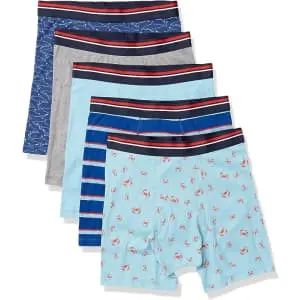 Amazon Essentials Men's Tag-Free Boxer Briefs 5-Pack