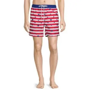 Men's Stars On Stripes Swim Trunks