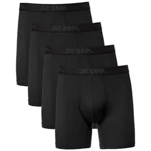 32 Degrees Men's Active Mesh Boxer Briefs 4-Pack