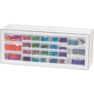IRIS 26-Drawer Parts Storage Hardware and Craft Cabinet
