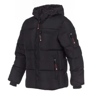 Canada Weather Gear Men's 4-Pocket Hooded Puffer Jacket