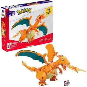 Mattel Mega Pokémon Action Figure Charizard 222-Piece Building Toys Set