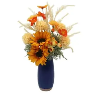 Sonoma Goods For Life Artificial Mixed Sunflower Ceramic Vase