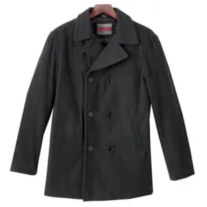 Excelled Men's Wool Blend Peacoat