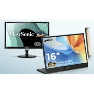 Refurb ViewSonic and Mobile Pixels Monitors Sale at Woot
