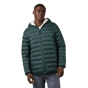 32 Degrees Men's Hooded Sherpa-Lined Jacket