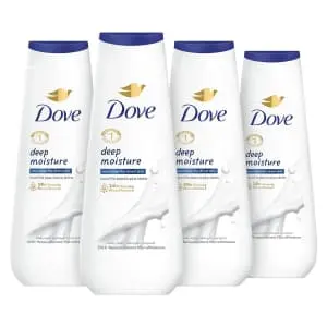 Dove Deep Moisture Body Wash 20-oz. Bottle 4-Pack