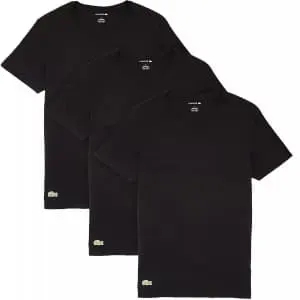 Lacoste Men's Essential Cotton Undershirt 3-Pack