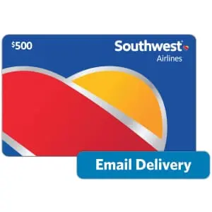 $500 Southwest Airlines Gift Card