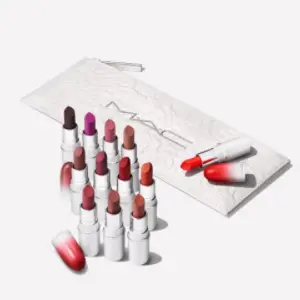 降价！MAC The Dozen Mini Powder Kiss银装素裹12支套装