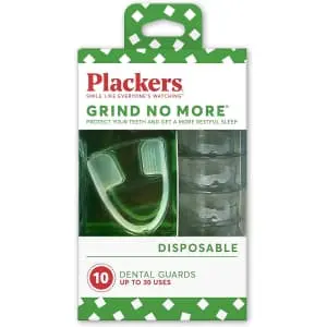 Plackers Grind No More Nighttime Disposable Mouth Guards 10-Pack