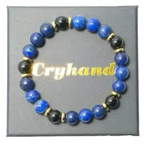 Cryhand Tigers Eye Triple Protection Bracelet