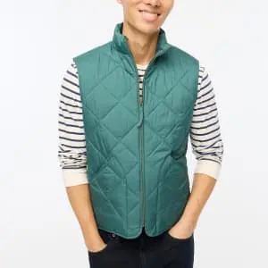 J.Crew Factory Men's Quilted Walker Vest