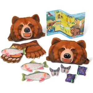 Melissa & Doug Yellowstone National Park Grizzly Bear Games and Pretend Play Set