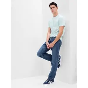 Gap Factory Men's Straight Jeans with Washwell