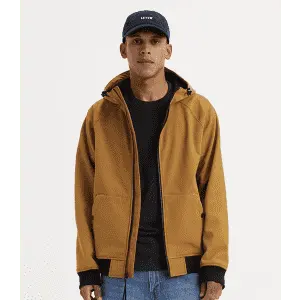 Levi's Men's Soft Shell Hooded Bomber Jacket