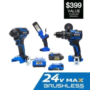 Kobalt XTR 3-Tool Brushless Power Tool Combo Kit