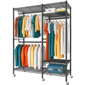 Raybee Heavy Duty Metal Wire Portable Closet