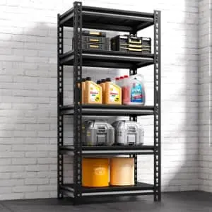 Reibii 60" Metal Adjustable Utility Shelves