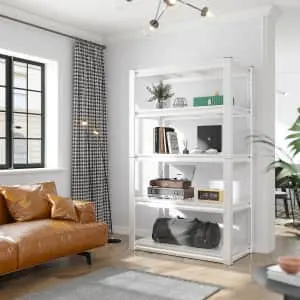 Reibii 63" Metal Shelving Unit