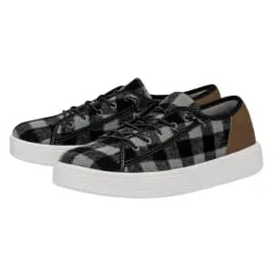 Hey Dude Men's Buffalo Plaid Shoes