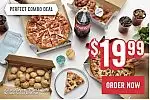 Domino's - 2 Medium Pizzas, Bread Bites, Cinnamon Twists & 2L Soda