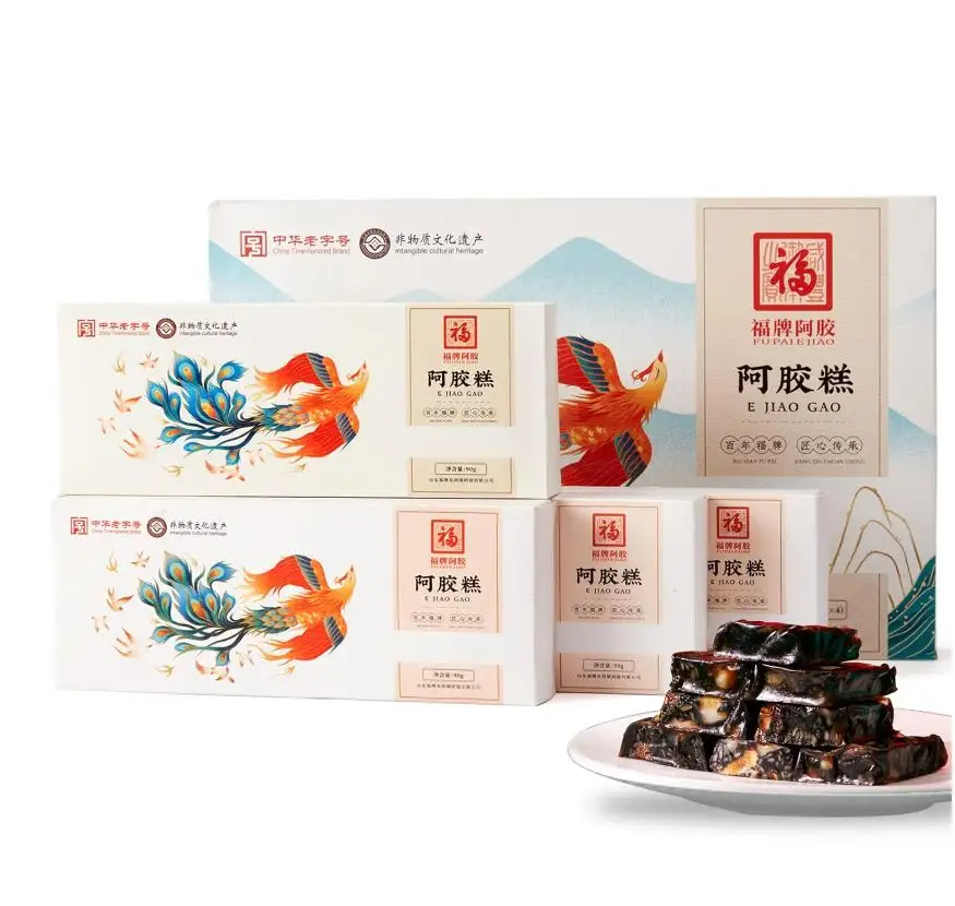 限时特惠！福牌阿胶黑芝麻核桃阿胶糕，传统中式保健食品，可补气补血补肾，补充胶原蛋白，每盒15个共四盒，现仅售 $22.99