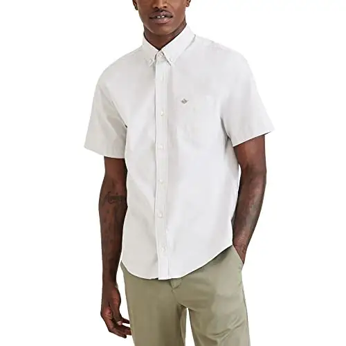 Dockers 男士舒适短袖衬衫 S码