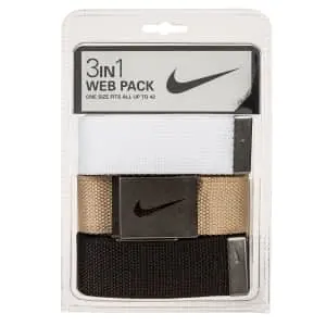 Nike Men's Belts 3-Pack