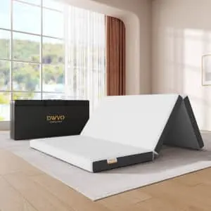 Tri-Fold Memory Foam Portable Mattress / Topper