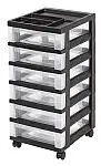 Office Depot 6-Drawer Storage Cart, 26 7/16"