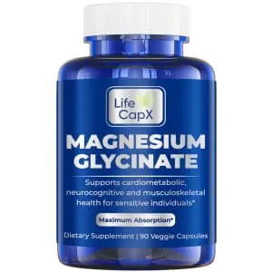 Life CapX Magnesium Glycinate 90-Capsule Bottle