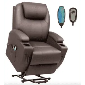 Lacoo Leather Standard Recliner w/ Power Lift