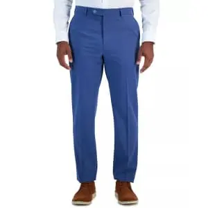 Vince Camuto Men's Slim-Fit Spandex Super-Stretch Suit Pants