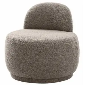 Artful Living Franco Sherpa Contemporary Side Chair