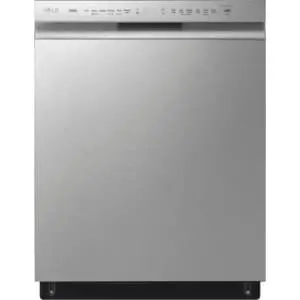 LG 24" Front Control Smart Built-In Stainless Steel Tub Dishwasher