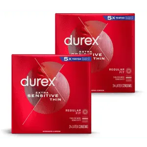 Durex Extra Sensitive Thin Condoms 48-Pack