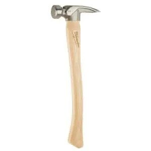 Milwaukee 19-oz. Milled Face Hickory Handle Framing Hammer