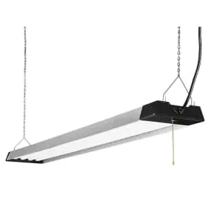 Braun 4-Foot Linkable Diamond Plate LED Hanging Shop Light